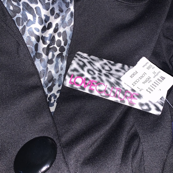 NWT Love Culture Fit & Flare Plunge V-Neck Button Detail Midi Career Dress SM - Picture 10 of 11